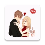 Logo of WASticker Love Stickers android Application 